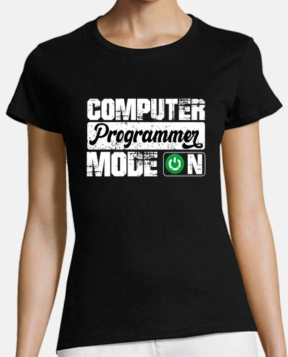 T-shirt modalità programmatore computer pro