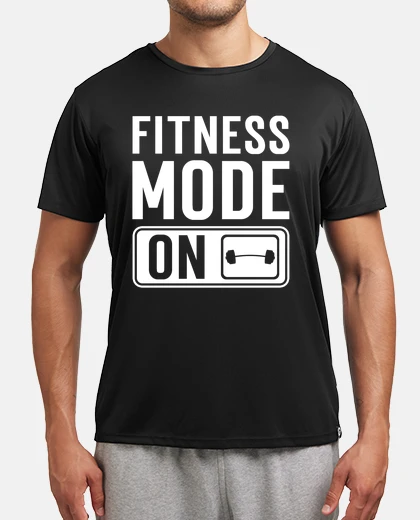 T-shirt modalità sport fitness attiva
