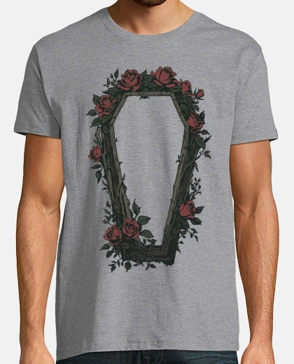 Tee-shirt mode gothique style cercueil cadre chic