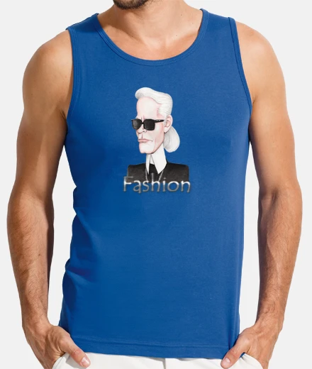 Tee-shirt mode homme, sans manches, bleu royal