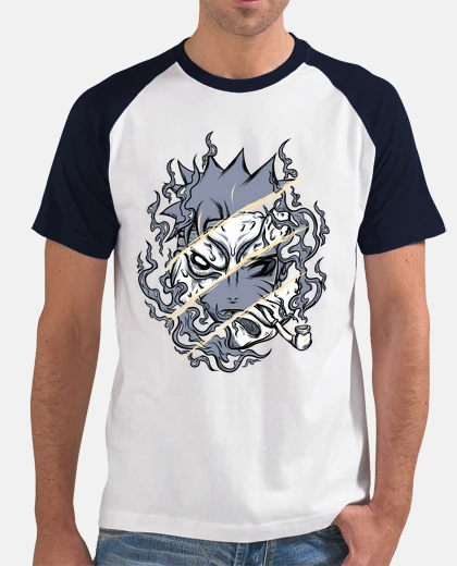 Tee-shirt mode ninja sennin - avec dessin au trai