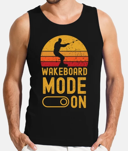 Tee-shirt mode wakeboard sur rétro