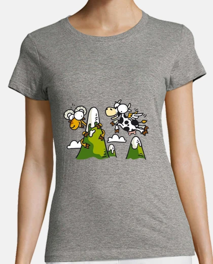 Playera Modelo La vaca que vuela