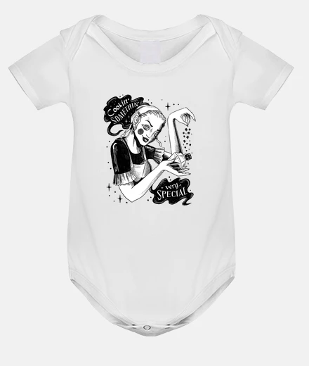 Kids modern art witch magic potion, baby loves modern art
