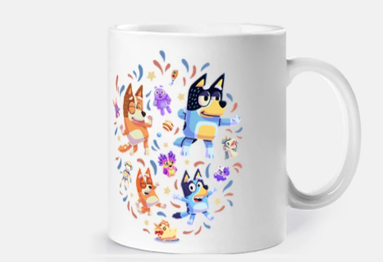 Taza Modo Baile Bluey Bandit Chilli Bingo