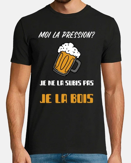 Tee-shirt Moi la pression je ne la subis pas