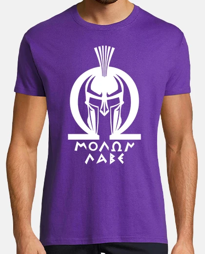 Tee-shirt molon labe  T-shirt  mod.10