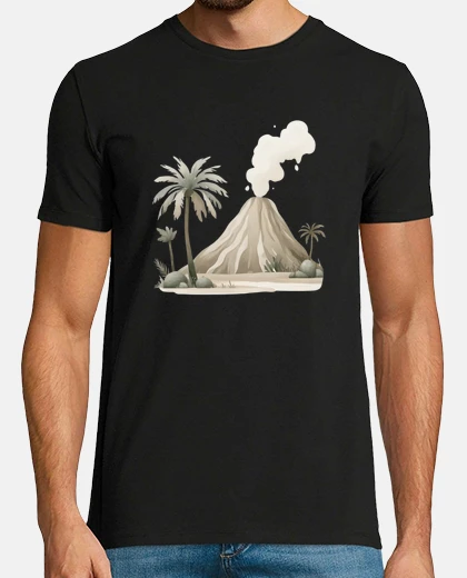 T-shirt molten volcano