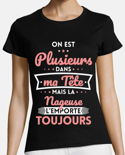 T-shirt molti nella mia testa che nuota se ne portano via