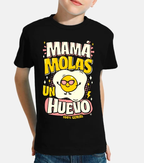 Kids mom molasses an egg