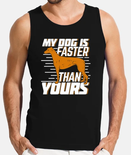 Tee-shirt mon chien est plus rapide que le vôtre 