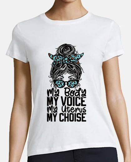 Tee-shirt mon corps mon utérus droits des femmes 