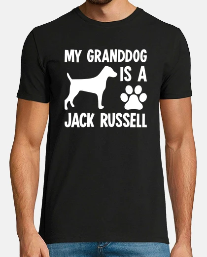 Tee-shirt mon gr and mon chien est un jack russel