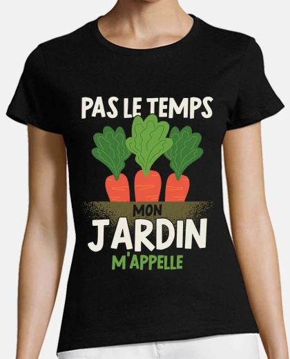 Tee-shirt Mon Jardin M appelle Cadeau Jardinage