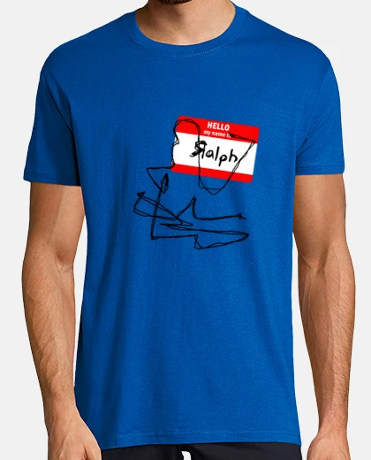 Tee-shirt mon nom est ralph h