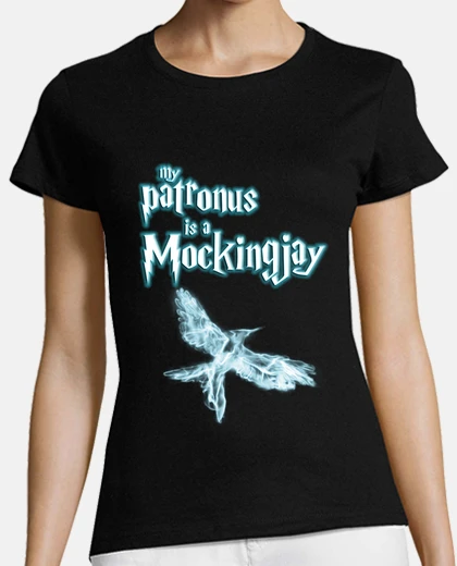 Tee-shirt mon patronus est un mockingjay