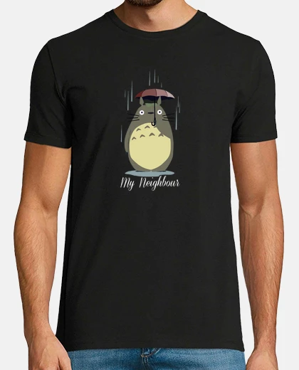 Tee-shirt Mon voisin lettres blanc