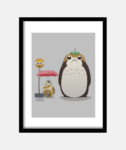 Cadre mon voisin porg