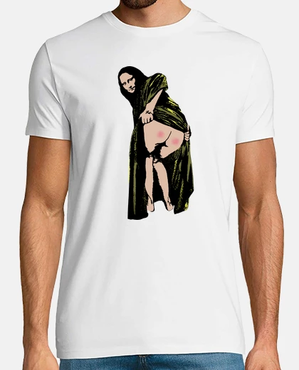 Tee-shirt Mona Lisa - Embrasse mon Cul - Banksy