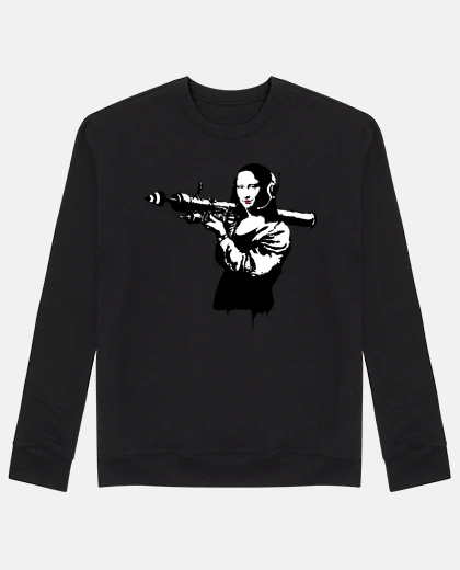 Hoodie Mona Lisa Bazooka - Banksy