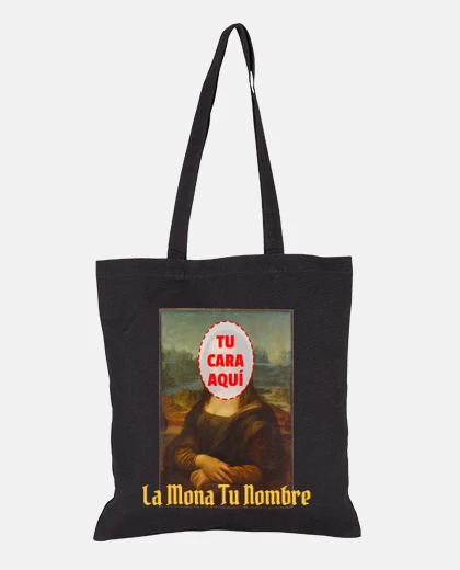 Bolsa Mona Lisa con tu cara