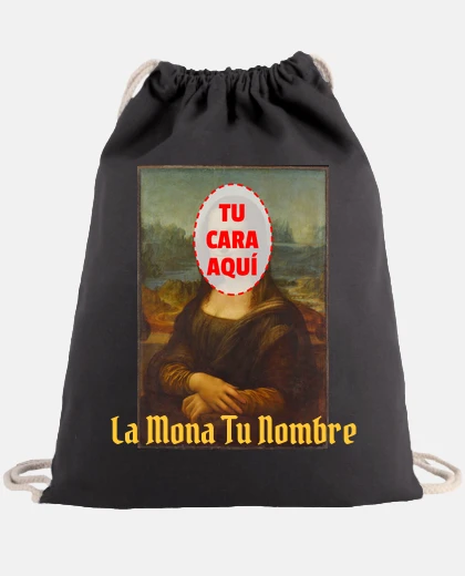 Bolsa Mona Lisa con tu cara