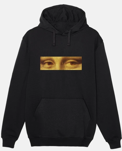 Hoodie mona lisa look - boy&#39;s sweatshirt