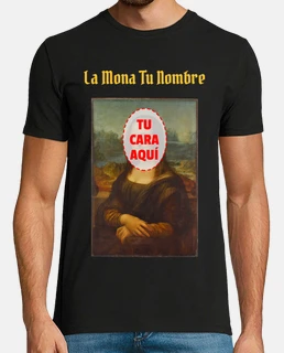 Camiseta Mona Lisa con tu cara