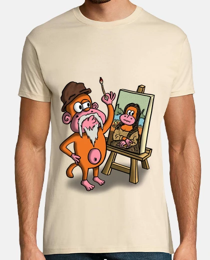 T-shirt monardo da vinci