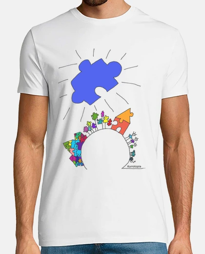 Tee-shirt monde de l39autisme