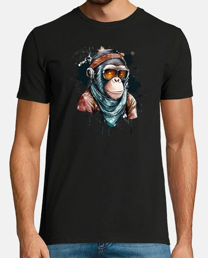 Playera monkey scarf style