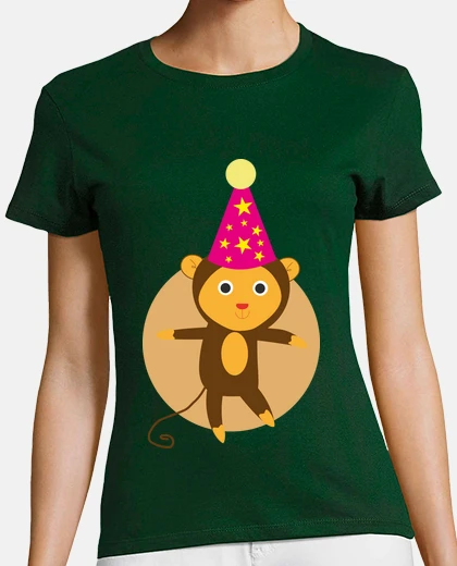 T-shirt monkey with hat