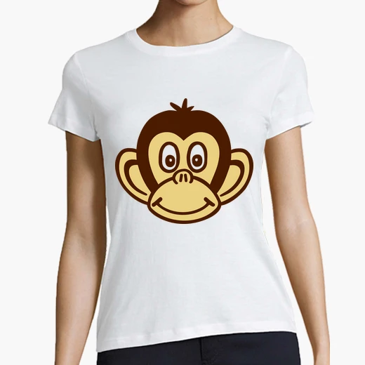 t shirt with monkey face