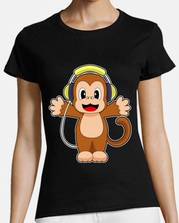 Monkey Musician Headphone Music
