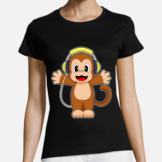 monkey musician headphone music