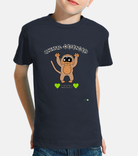 monkey t-shirt - animal defender