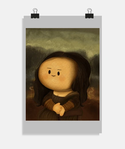 Poster monna lisa bolintronchis
