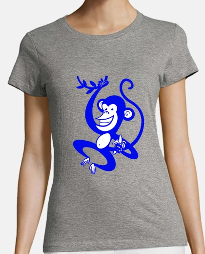 Playera mono azul