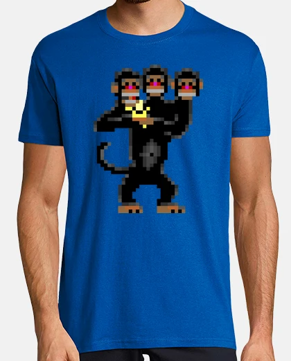 Playera Mono de tres cabezas