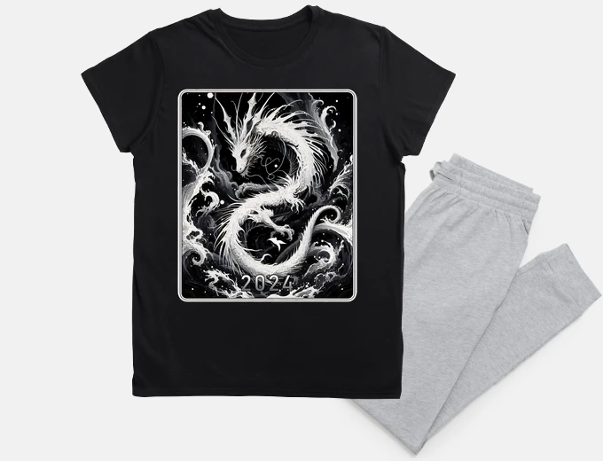 Pyjama Monochromatic 2024 Year of the Dragon