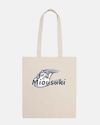 Bag monochrome logo cat