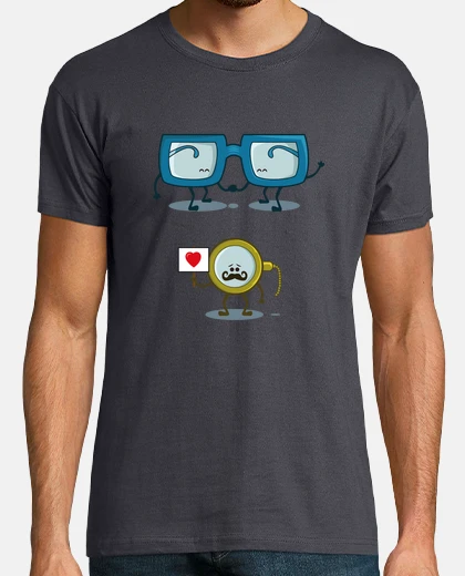 T-shirt monocle cercando amore