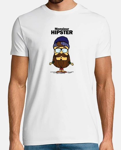 Tee-shirt Monsieur Hipster