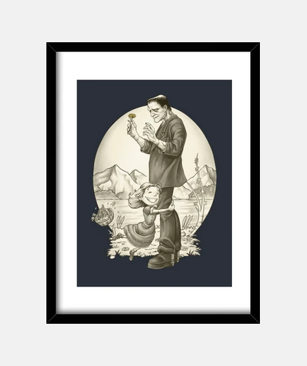 Framed monster hug
