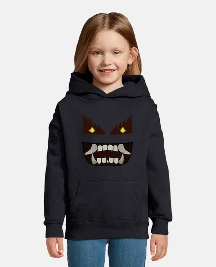 Kids monster with evil smile