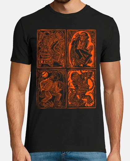 Camiseta monsters vintage