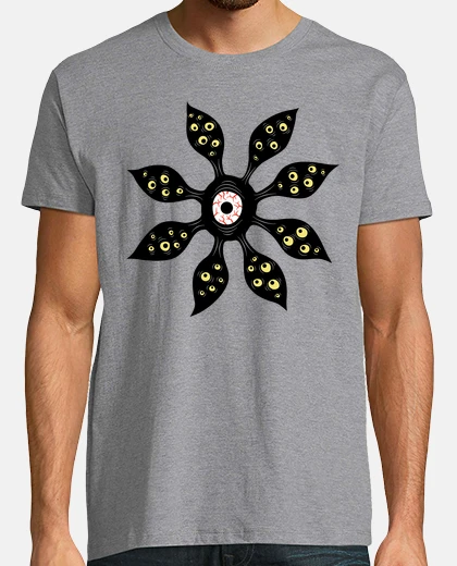 Tee-shirt monstre étrange effrayant oeil mauvais