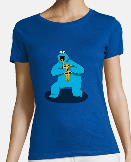Playera monstruo devorando a su galleta