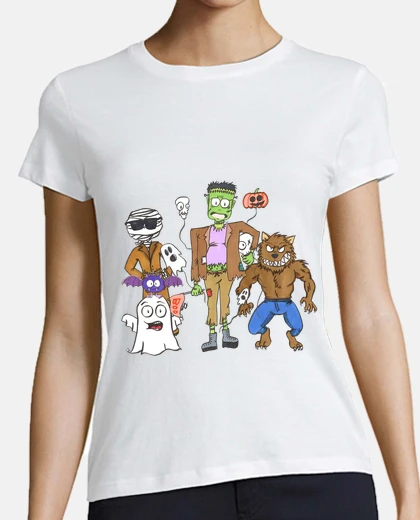 Playera monstruos beisbol mujer