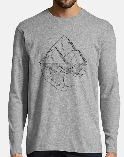 T-shirt montagna e mare